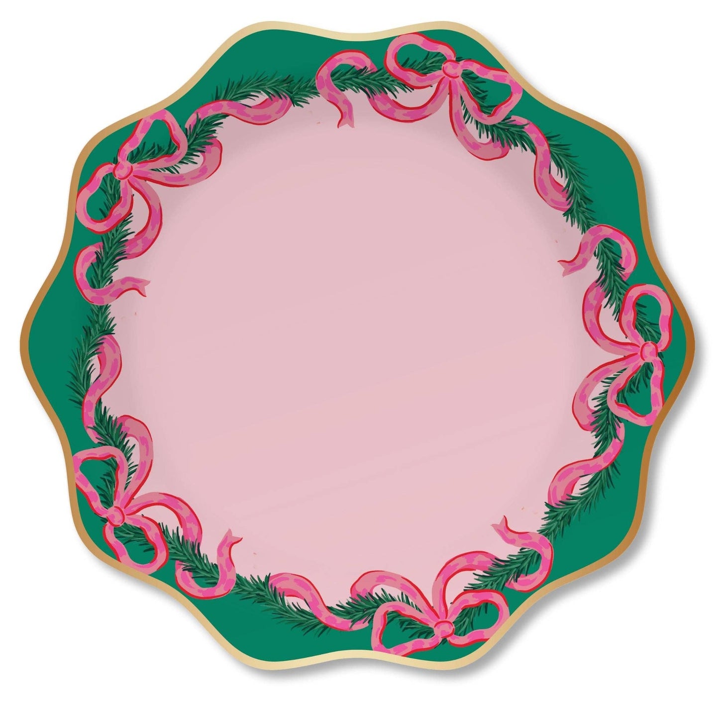 Bonjour Fete Paper Nutcracker Large Plates