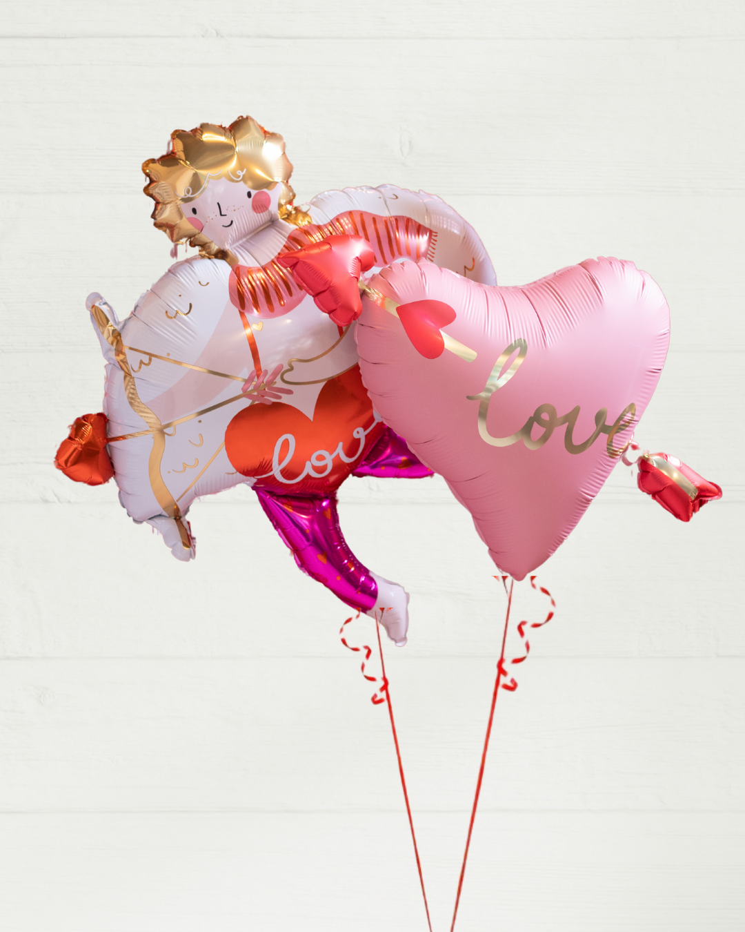 cupid valentine's day foil balloons