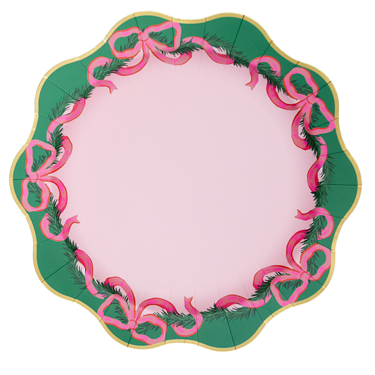 Bonjour Fete Paper Nutcracker Large Plates