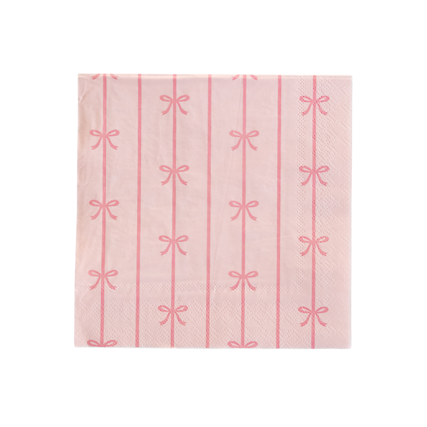 Pink Bow Napkins