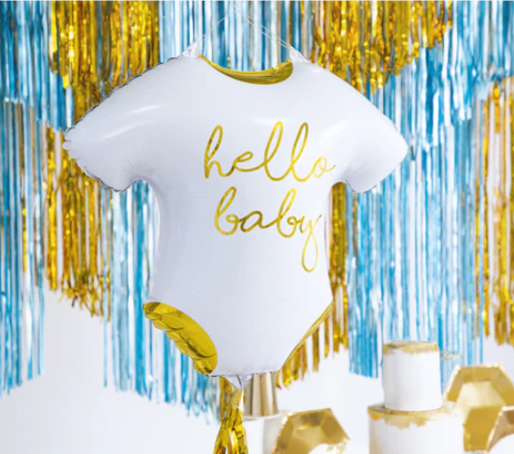 Hello Baby Romper Foil Balloon