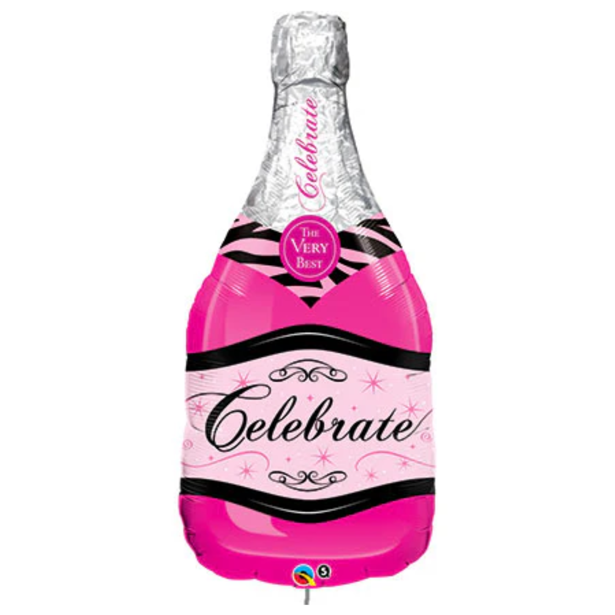 Pink Champagne Bottle Balloon