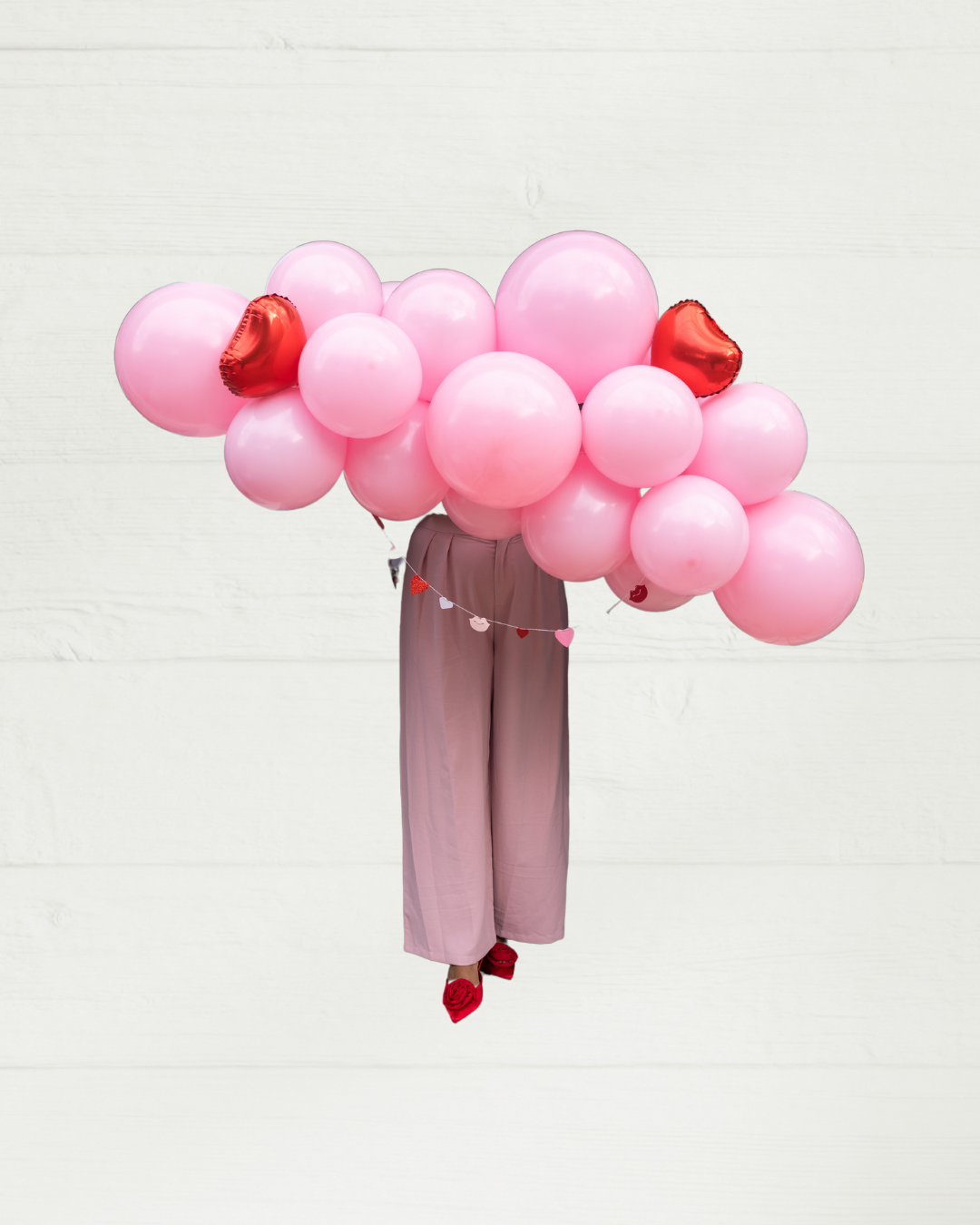 Valentine Chic Grab and Go Balloon Garland