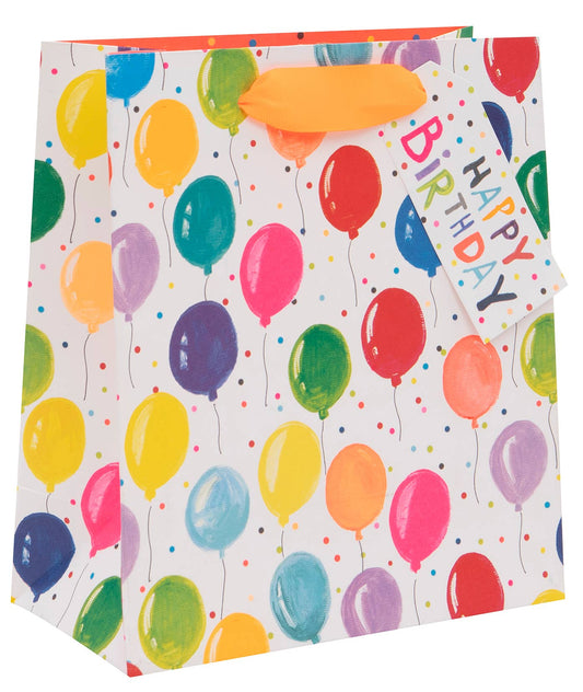 BAG MEDIUM PS BIRTHDAY BALLOONS - PaperGeenius