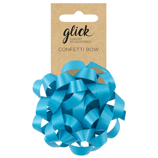 BOW CONFETTI BOW AQUA - PaperGeenius