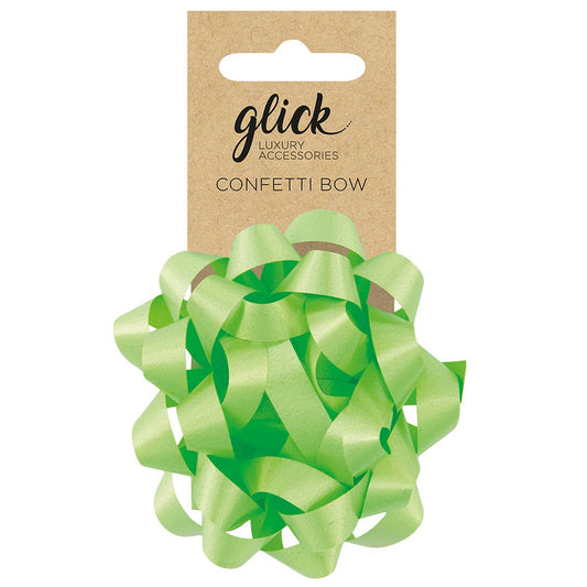 BOW CONFETTI LIME - PaperGeenius