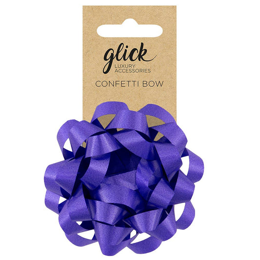 BOW CONFETTI VIOLET - PaperGeenius