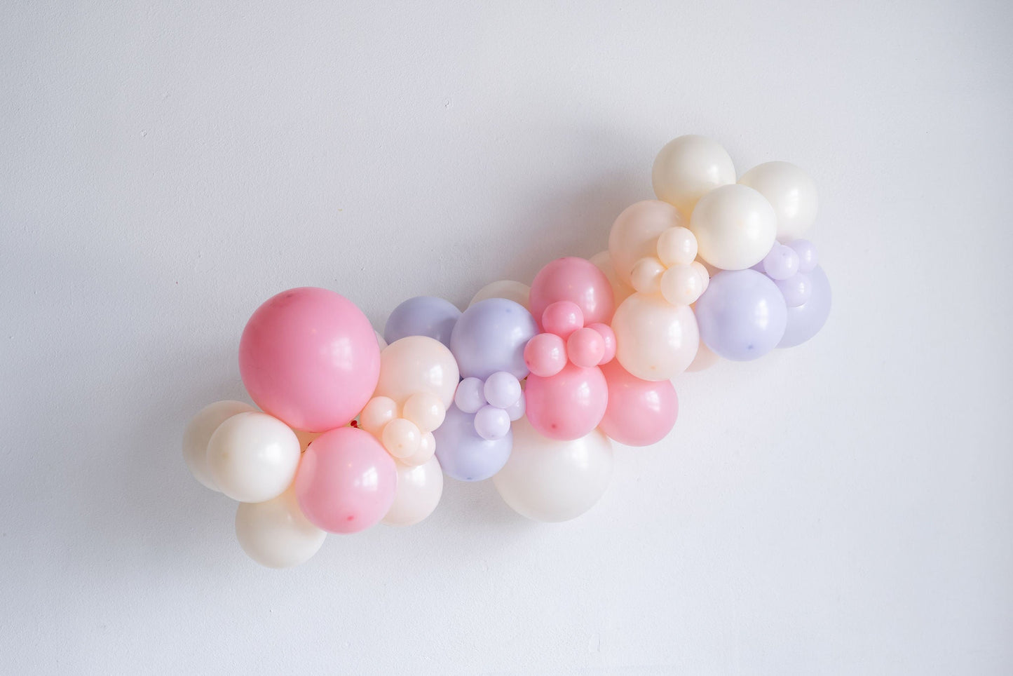 Cotton Candy Whimsy Grab and Go Balloon Garland - PaperGeenius