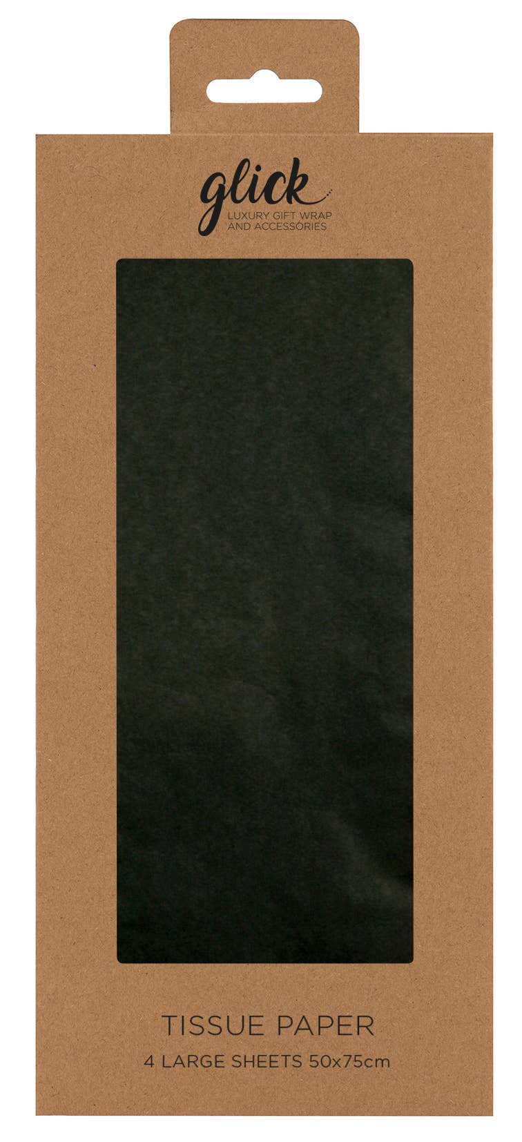 TISSUE PLAIN BLACK - PaperGeenius