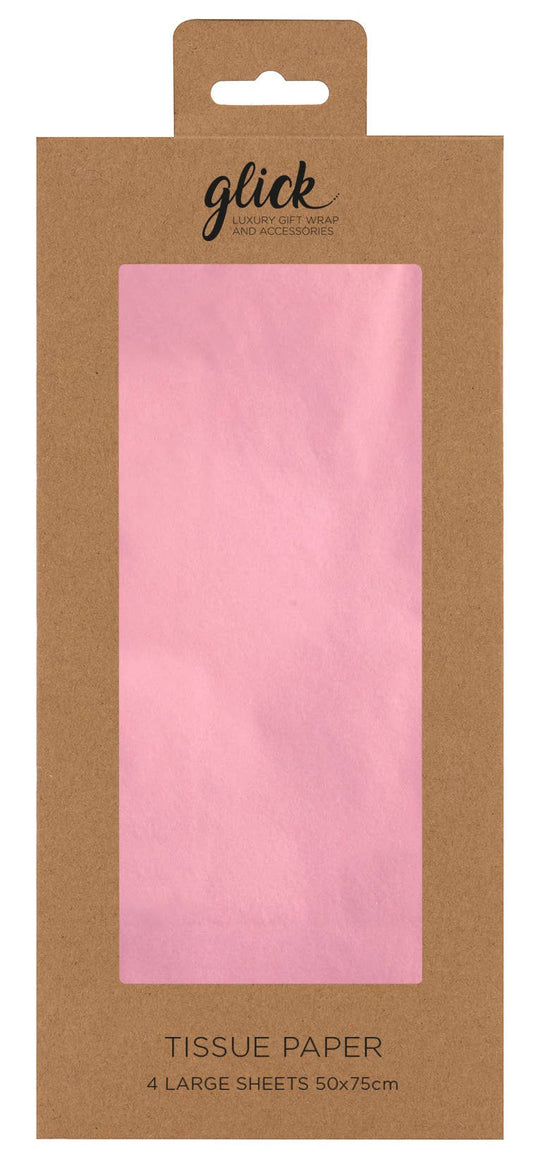 TISSUE PLAIN LT PINK - PaperGeenius