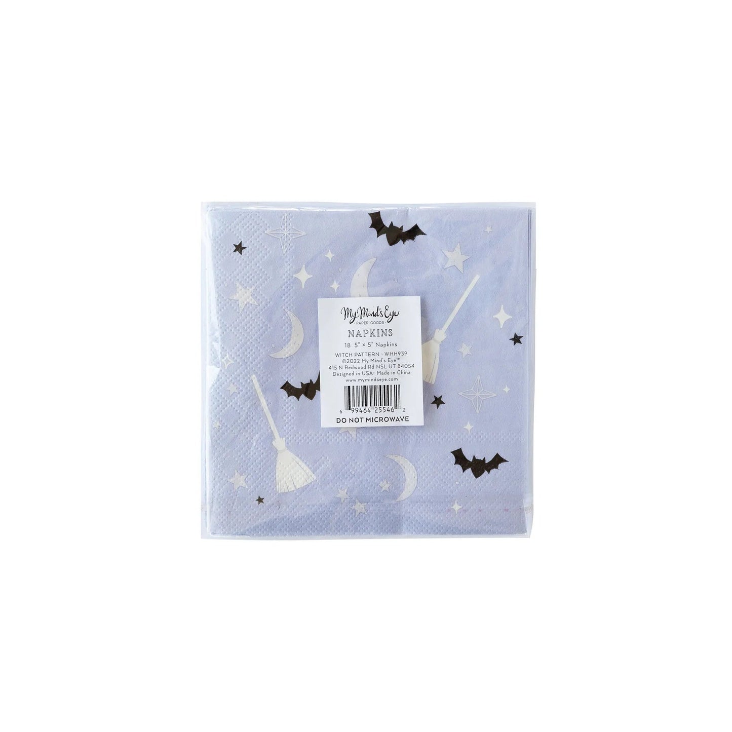Witching Hour Witch Icons Cocktail Napkin - PaperGeenius